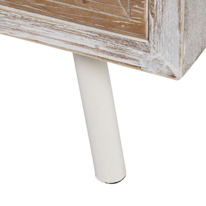 Noptieră COUNTRY Natural Alb Lemn de brad 50 x 35 x 55 cm Lemn MDF