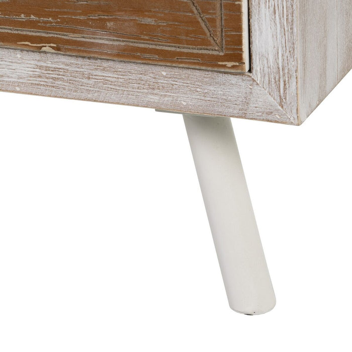 Dulap cu Sertare COUNTRY 50 x 35 x 112 cm Natural Alb Lemn de brad Lemn MDF