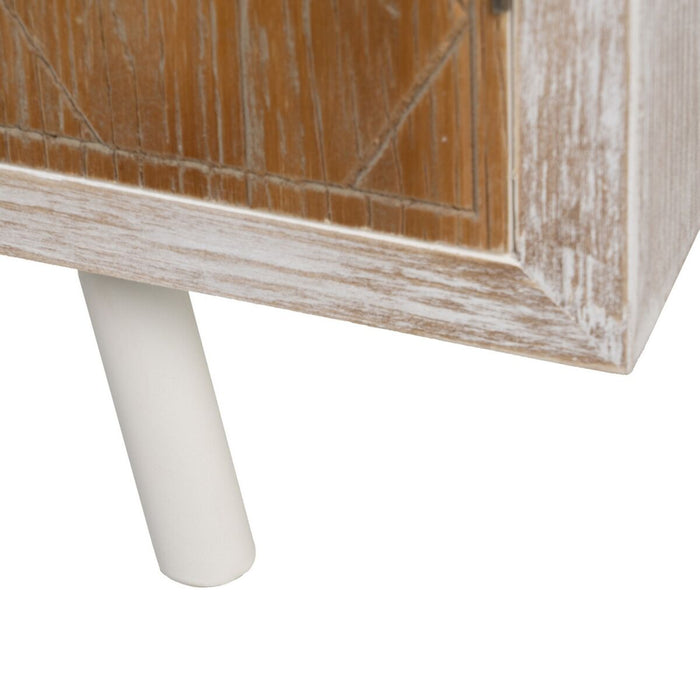 Servantă COUNTRY Natural Alb Lemn de brad 120 x 35 x 80 cm Lemn MDF