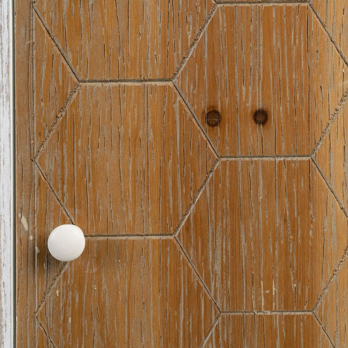 Servantă COUNTRY Natural Alb Lemn de brad 120 x 35 x 80 cm Lemn MDF