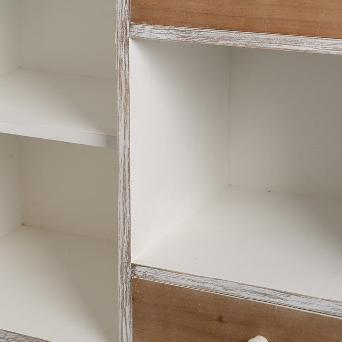 Servantă COUNTRY Natural Alb Lemn de brad 120 x 35 x 80 cm Lemn MDF
