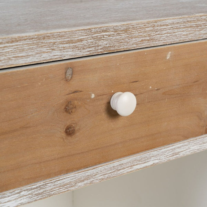 Servantă COUNTRY Natural Alb Lemn de brad 120 x 35 x 80 cm Lemn MDF