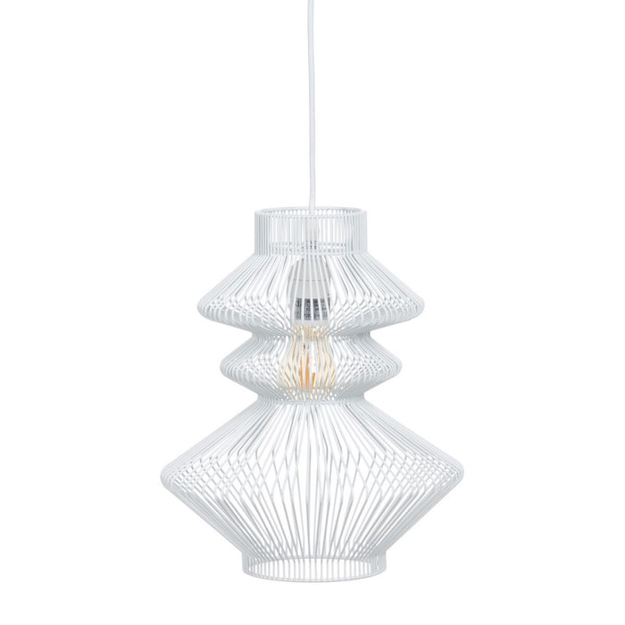 Lustră Metal Alb 28 x 28 cm