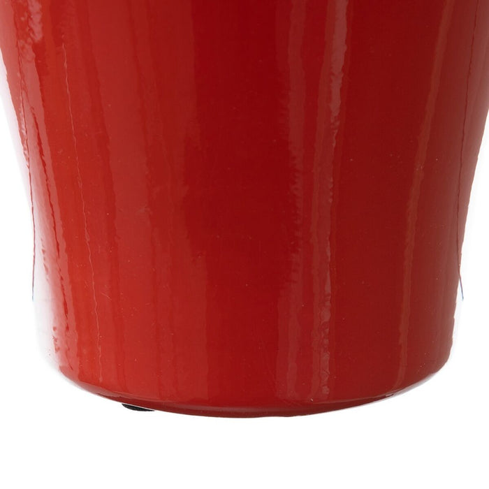 Vază Ceramică Portocaliu 18 x 18 x 32 cm