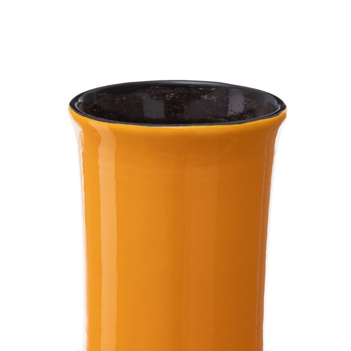 Vază 21,5 x 21,5 x 52,5 cm Ceramică Galben