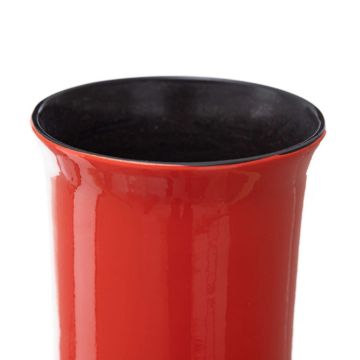 Vază 21,5 x 21,5 x 52,5 cm Ceramică Portocaliu