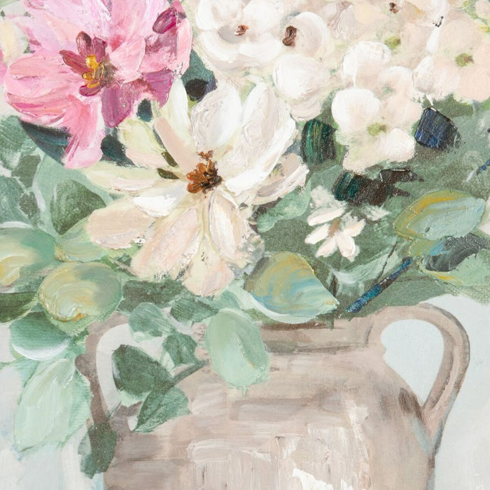Tablou 80 x 2,8 x 80 cm Pânză Květiny