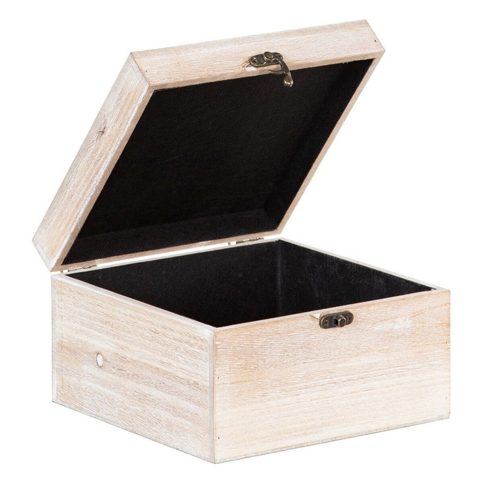 Cutie Decorativă Ratan 20 x 20 x 12 cm DMF Palmier (2 Unități)