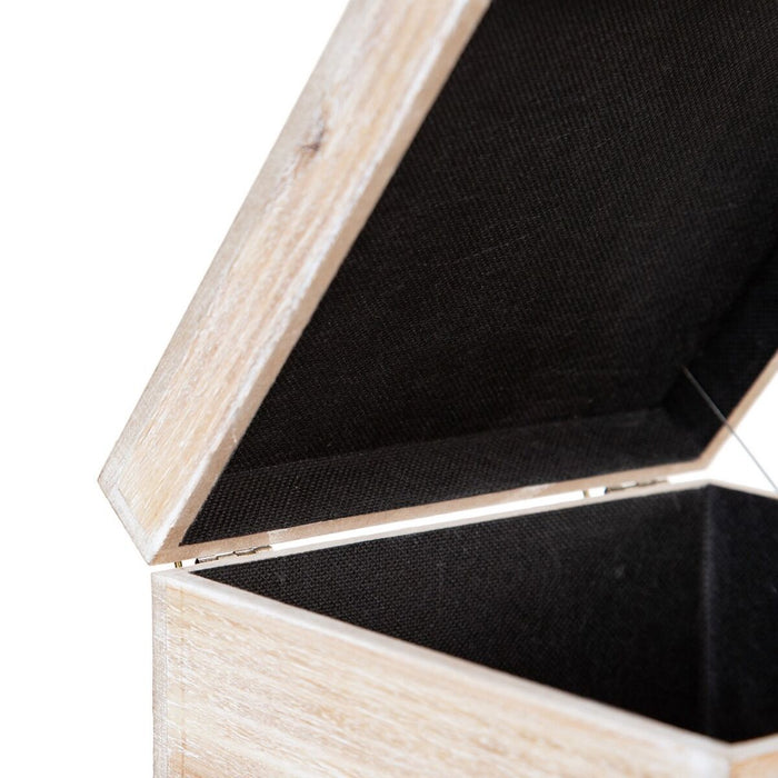 Cutie Decorativă Ratan 20 x 20 x 12 cm DMF Palmier (2 Unități)