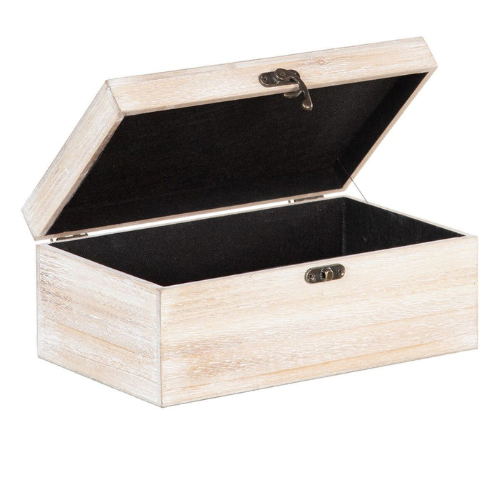 Cutie Decorativă 30 x 18 x 12 cm Ratan DMF Palmier (2 Unități)