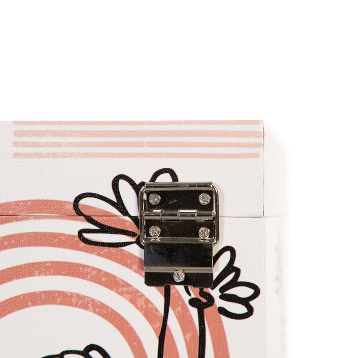 Set de Cufere 30 x 18 x 15 cm Květiny pânză DMF (2 Piese)