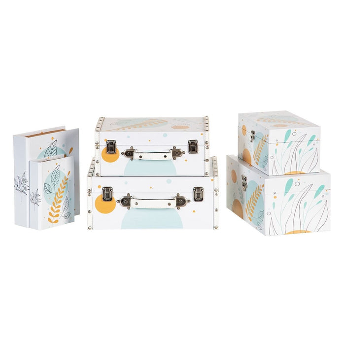 Set de Cufere 30 x 18 x 15 cm pânză DMF (2 Piese)