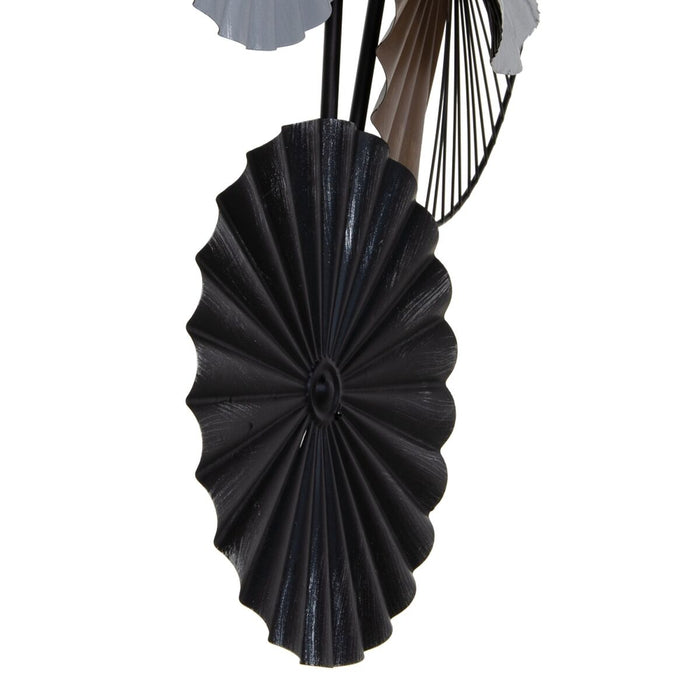 Decorațiune de Perete 52 x 6 x 101,5 cm Negru Auriu* Metal