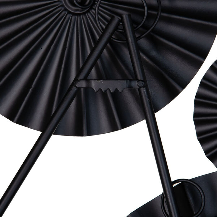 Decorațiune de Perete 52 x 6 x 101,5 cm Negru Auriu* Metal