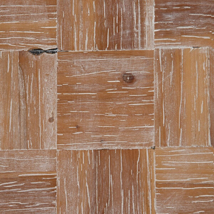 Masa laterală 50 x 50 x 56 cm Natural Metal Alb