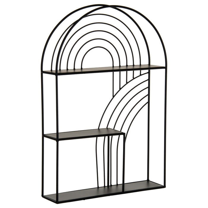 Raft 51 x 13 x 76,5 cm Negru Metal
