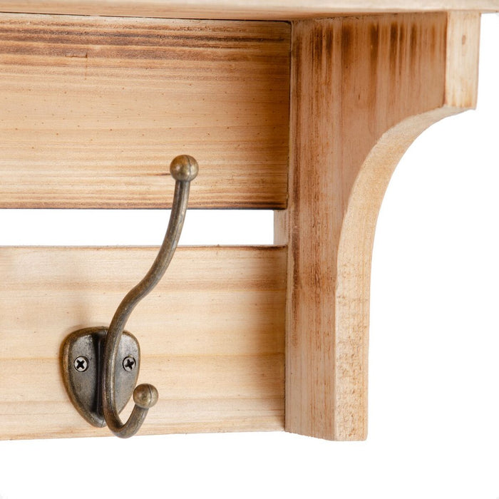 Cuier de perete 62 x 15 x 21 cm Lemn de brad