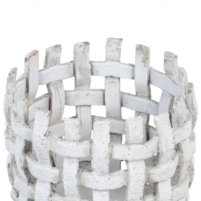 Ghiveci 17 x 17 x 14,5 cm Ceramică Gri Maroniu