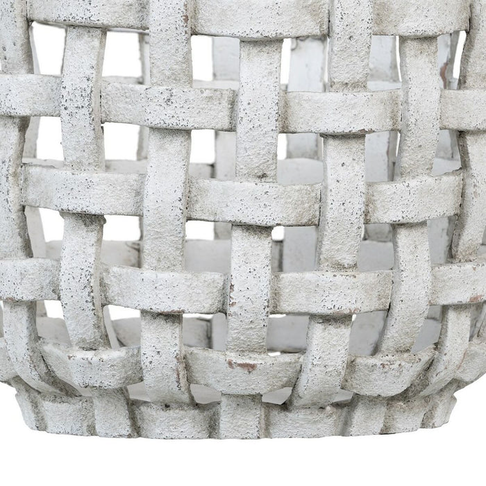 Ghiveci Ceramică Gri Maroniu 25 x 25 x 21 cm