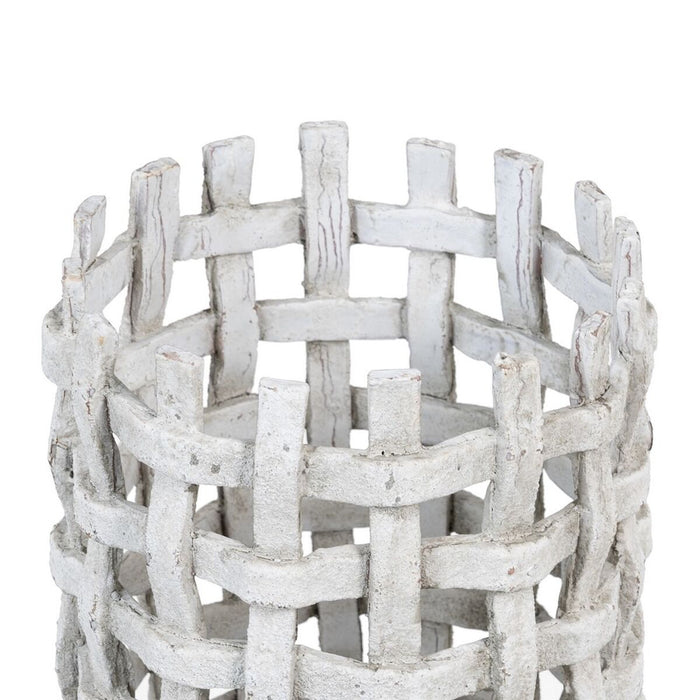 Vază 19 x 19 x 26,5 cm Ceramică Gri Maroniu