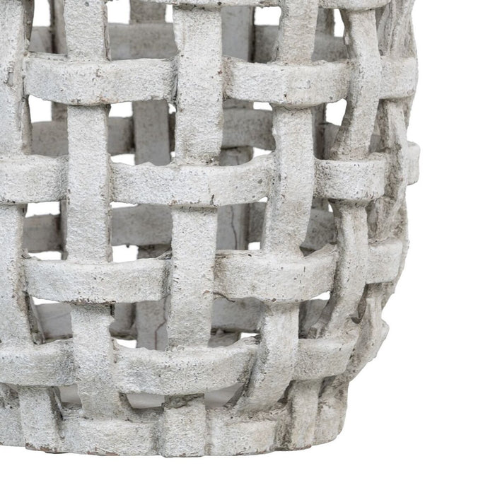 Vază 19 x 19 x 26,5 cm Ceramică Gri Maroniu