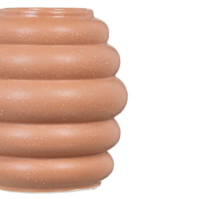 Vază 18,5 x 18,5 x 20 cm Ceramică Portocaliu