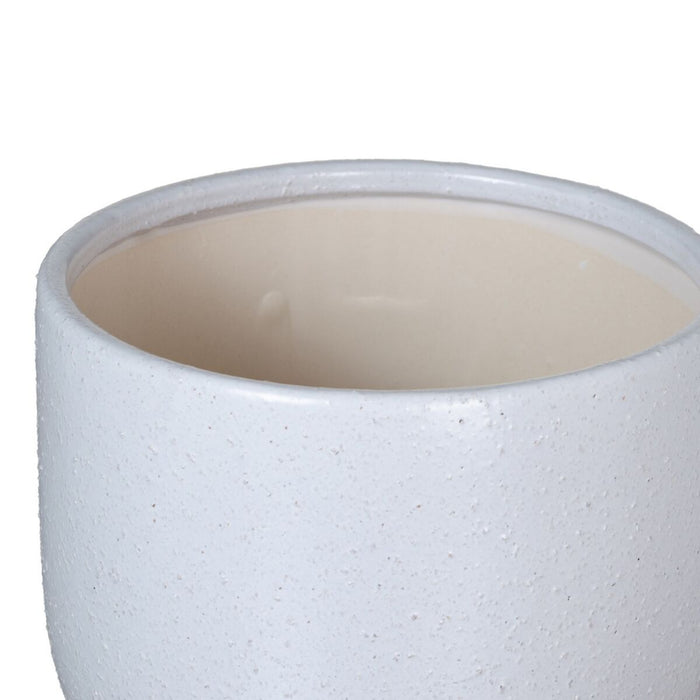 Ghiveci 19,5 x 19,5 x 24 cm Ceramică Alb