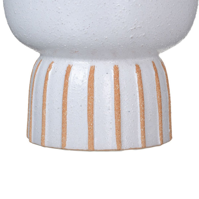 Ghiveci 19,5 x 19,5 x 24 cm Ceramică Alb