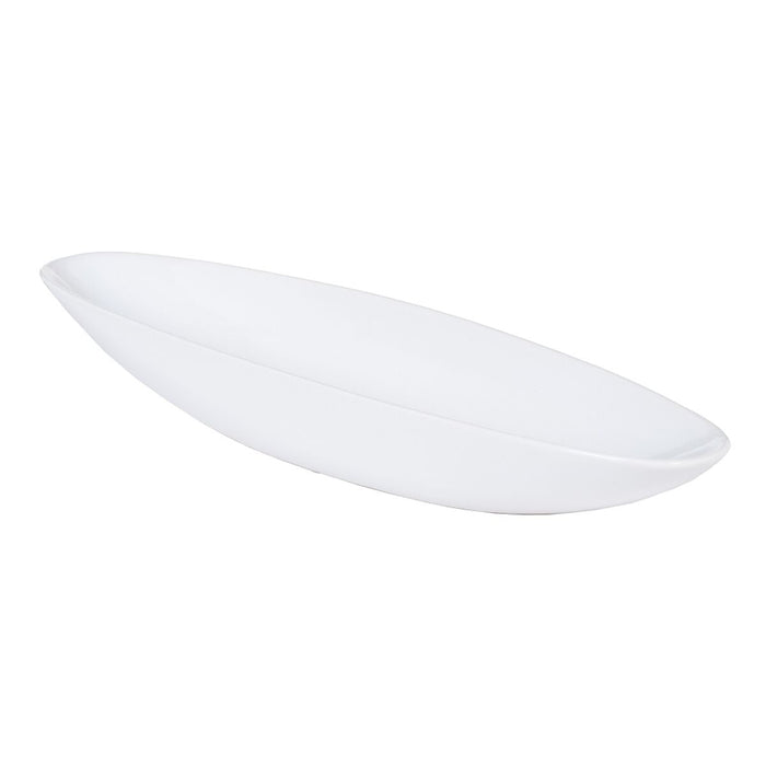 Decorațiune pentru Centrul Mesei 39,5 x 10,5 x 5 cm Ceramică Alb