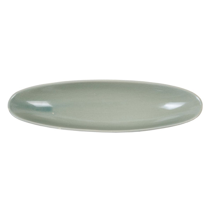 Decorațiune pentru Centrul Mesei 39,5 x 10,5 x 5 cm Ceramică Albastru deschis