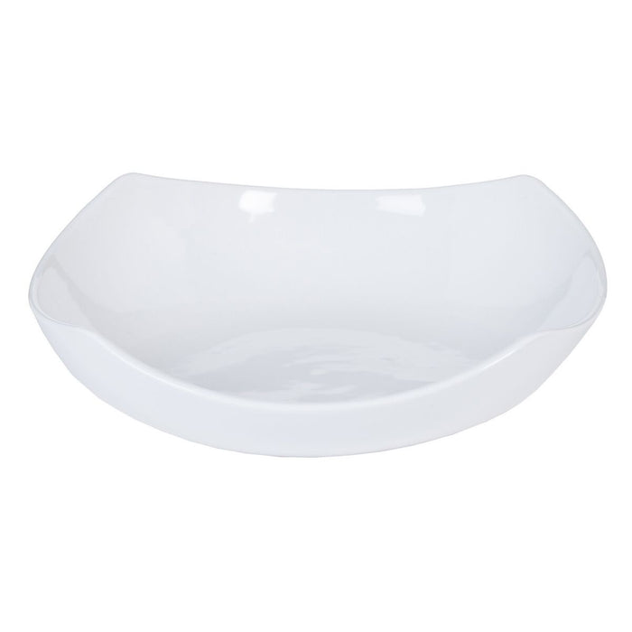 Decorațiune pentru Centrul Mesei 29,5 x 29,5 x 8 cm Ceramică Alb