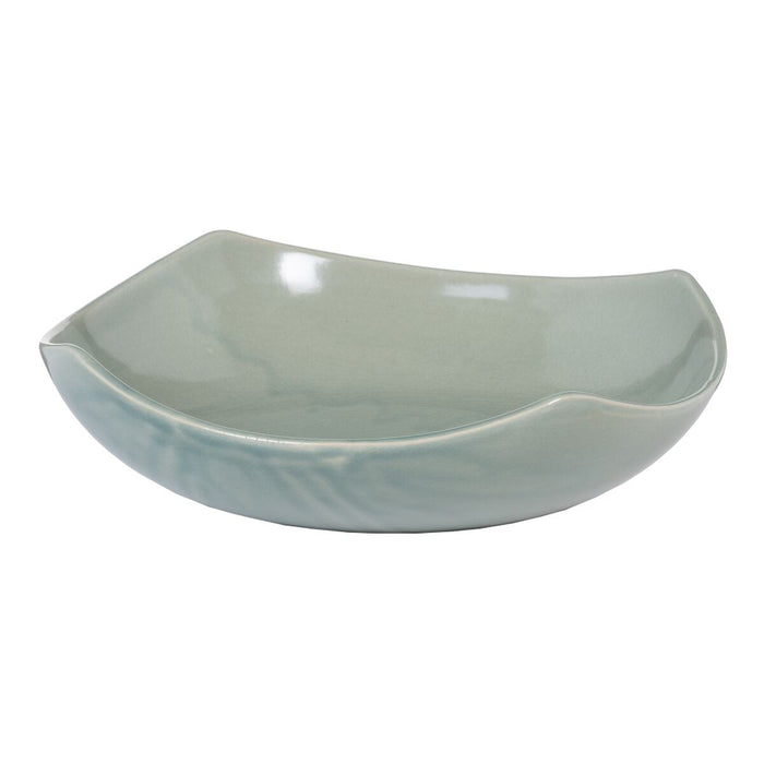 Decorațiune pentru Centrul Mesei 29,5 x 29,5 x 8 cm Ceramică Albastru deschis
