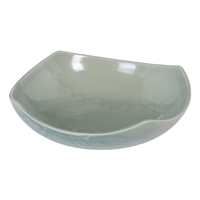 Decorațiune pentru Centrul Mesei 29,5 x 29,5 x 8 cm Ceramică Albastru deschis