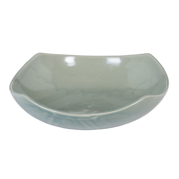 Decorațiune pentru Centrul Mesei 29,5 x 29,5 x 8 cm Ceramică Albastru deschis