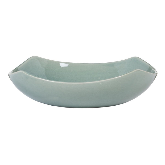 Decorațiune pentru Centrul Mesei 29,5 x 29,5 x 8 cm Ceramică Albastru