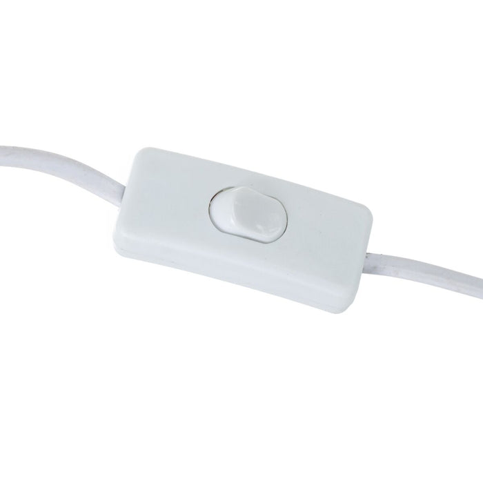 Lampă de masă Alb Lin Fier 60 W 220 V 240 V 220-240 V 25 x 25 x 63,5 cm