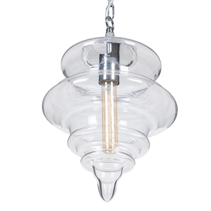 Lustră Argintiu Metal Geam 40 W 220-240 V 28 x 28 x 36 cm Modern