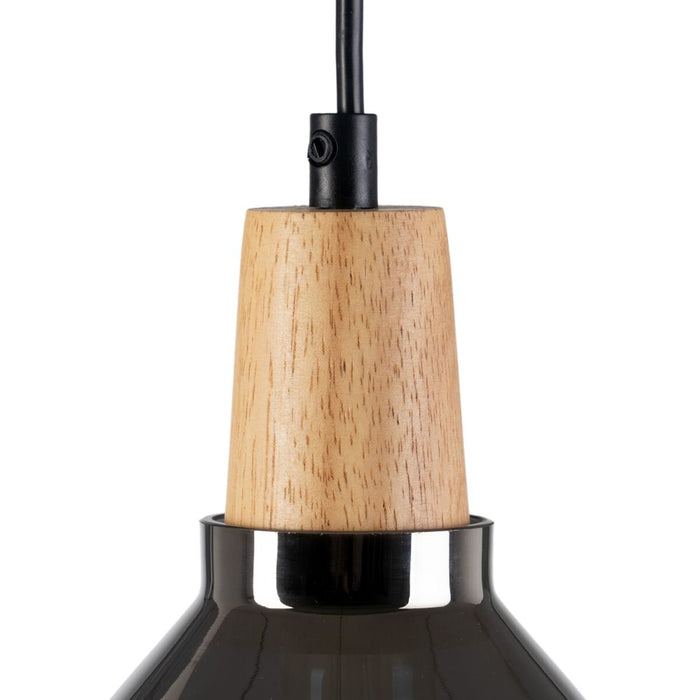 Lustră Geam Metal / Geam Gri Metal 220 V 240 V 14 x 14 x 24 cm