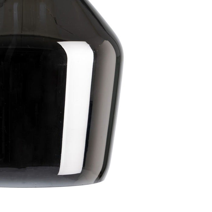 Lustră Geam Metal / Geam Gri Metal 220 V 240 V 14 x 14 x 24 cm