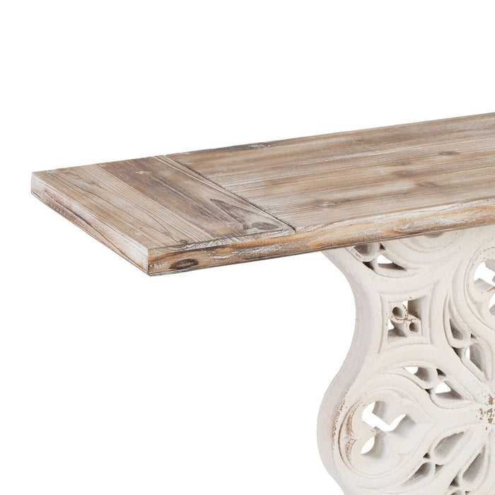 Mobilier pentru Hol 120 x 38 x 87 cm Natural Lemn Alb