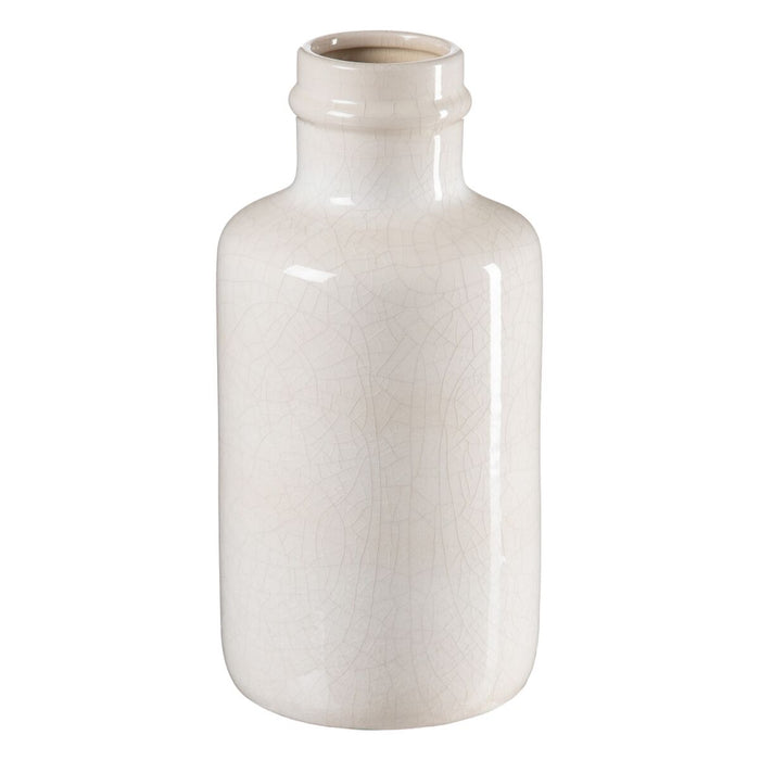 Vază Ceramică Bej 18 x 18 x 37 cm