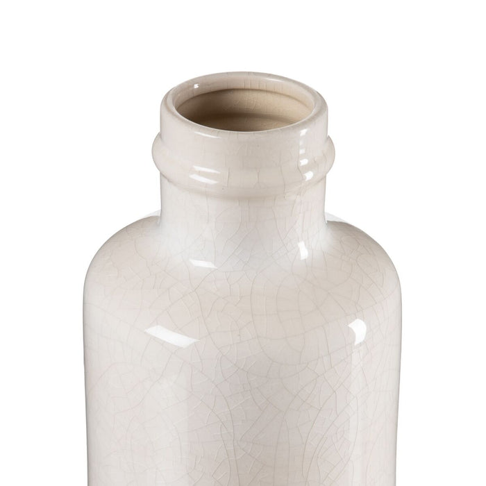 Vază Ceramică Bej 18 x 18 x 37 cm