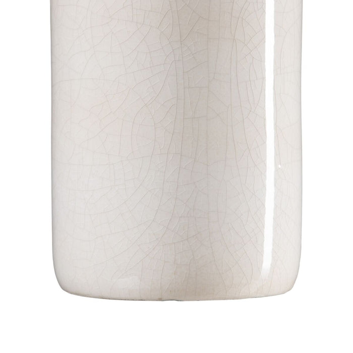 Vază Ceramică Bej 18 x 18 x 37 cm