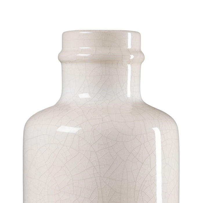 Vază Ceramică Bej 18 x 18 x 37 cm