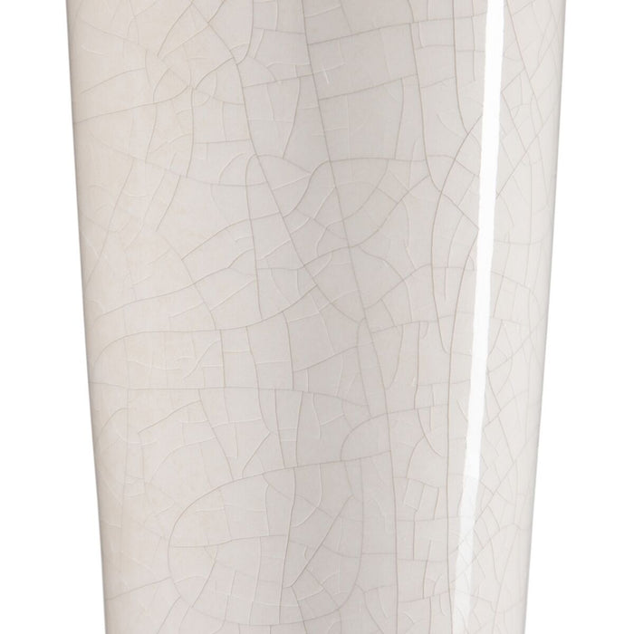 Vază 13 x 13 x 33 cm Ceramică Bej