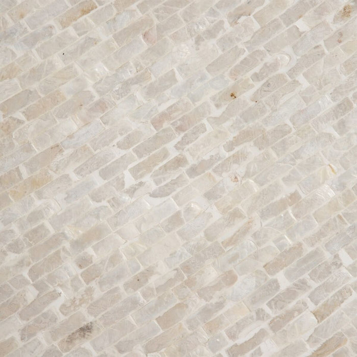 Decorațiune pentru Centrul Mesei 50 x 50 x 4,5 cm Alb Sidef