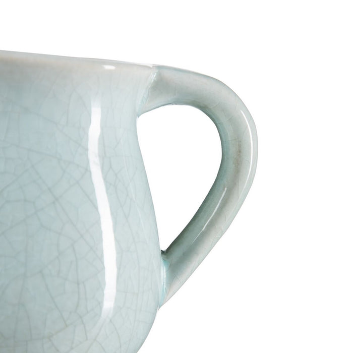 Vază 20 x 15 x 17,5 cm Ceramică Turquoise