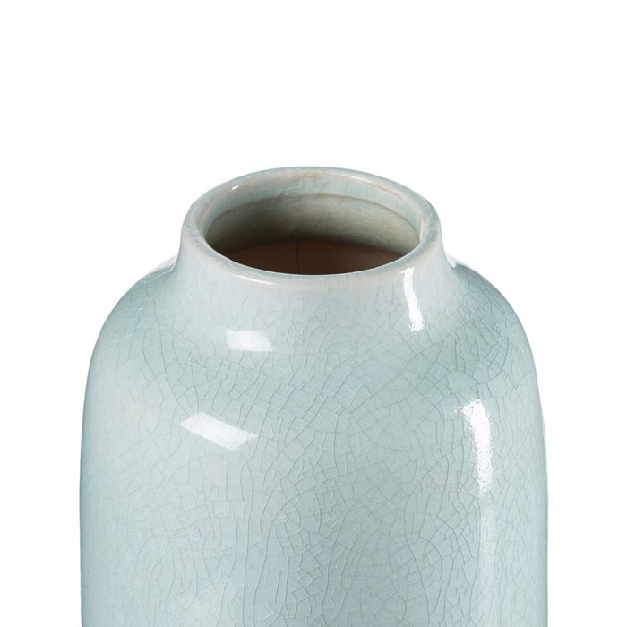 Vază 22,5 x 22,5 x 39,5 cm Ceramică Turquoise