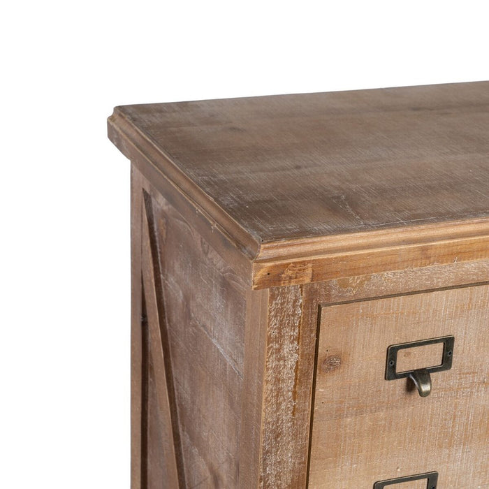 Servantă 80 x 36 x 155 cm Lemn de brad Lemn MDF