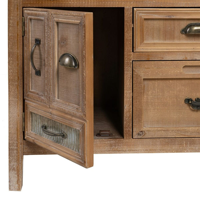Servantă 80 x 36 x 155 cm Lemn de brad Lemn MDF